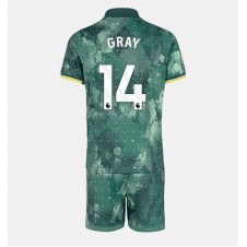 Tottenham Hotspur Archie Gray #14 Tredjeställ Barn 2024-25 Korta ärmar (+ Korta byxor)